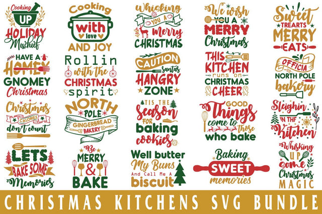 Christmas Kitchen Svg Bundle SVG Angelina750 