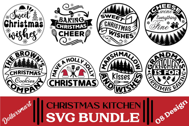 Christmas Kitchen Svg Bundle SVG Angelina750 