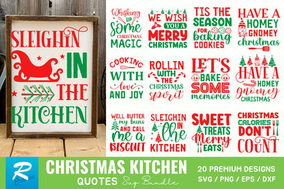 Christmas Kitchen SVG Bundle SVG Regulrcrative 