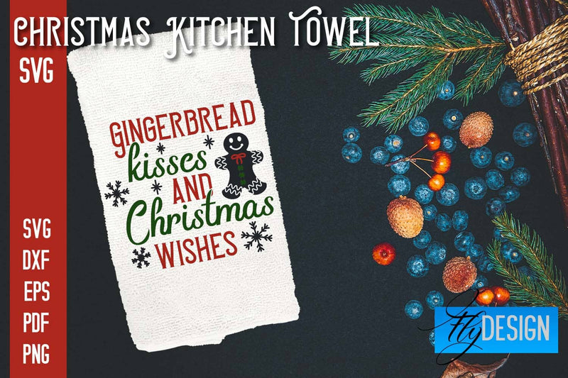 Christmas Kitchen Towel SVG | Kitchen Quotes Design | Home SVG SVG Fly Design 
