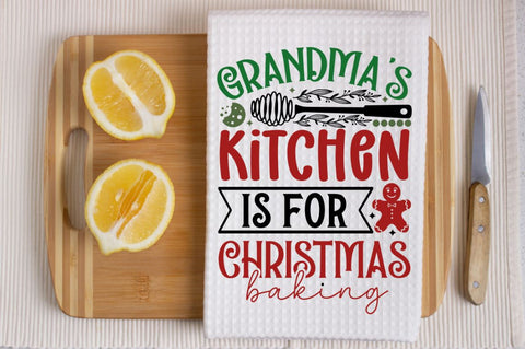 Christmas Kitchen Towels SVG Bundle SVG DESIGNISTIC 