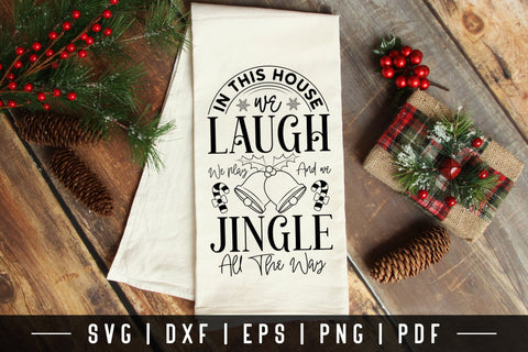 Christmas Kitchen Towels SVG Design SVG CraftLabSVG 