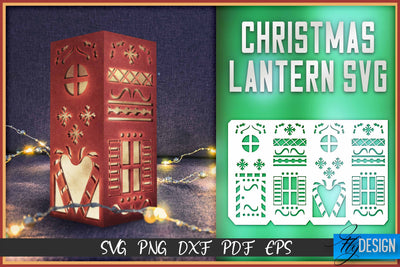 Christmas Lantern SVG | Paper Cut SVG | Christmas Design v.4 SVG Fly Design 