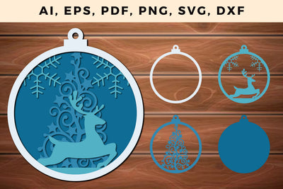 CHRISTMAS Lantern Template cut file, Multilayer Laser Cut Files, Mandala, SVG, 3D Designs, Mini Design Bundles SVG MD JOYNAL ABDIN 