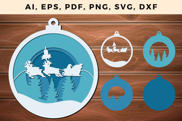 CHRISTMAS Lantern Template cut file, Multilayer Laser Cut Files, Mandala, SVG, 3D Designs, Mini Design Bundles SVG MD JOYNAL ABDIN 