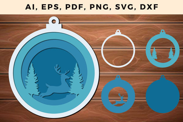 CHRISTMAS Lantern Template cut file, Multilayer Laser Cut Files, Mandala, SVG, 3D Designs, Mini Design Bundles SVG MD JOYNAL ABDIN 