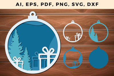 CHRISTMAS Lantern Template cut file, Multilayer Laser Cut Files, Mandala, SVG, 3D Designs, Mini Design Bundles SVG MD JOYNAL ABDIN 