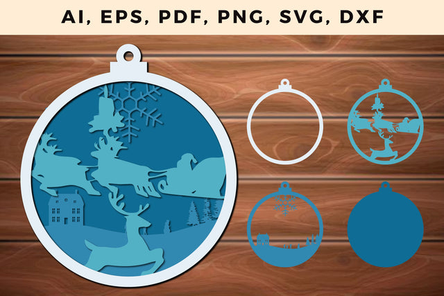 CHRISTMAS Lantern Template cut file, Multilayer Laser Cut Files, Mandala, SVG, 3D Designs, Mini Design Bundles SVG MD JOYNAL ABDIN 