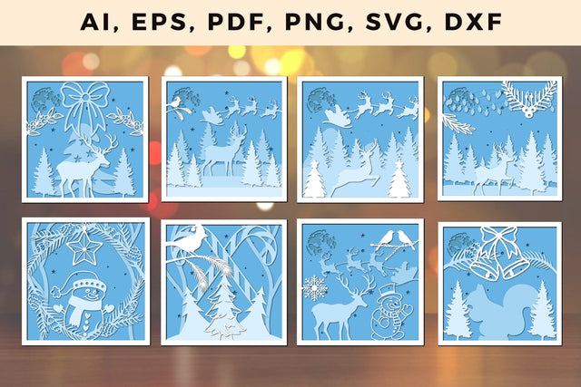 CHRISTMAS Lantern Template cut file, Multilayer Laser Cut Files, Mandala, SVG, 3D Designs, Mini Design Bundles SVG MD JOYNAL ABDIN 