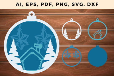 CHRISTMAS Lantern Template cut file, Multilayer Laser Cut Files, Mandala, SVG, 3D Designs, Mini Design Bundles SVG MD JOYNAL ABDIN 