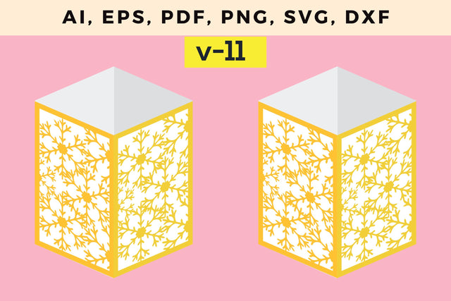 CHRISTMAS Lantern Template cut file, Multilayer Laser Cut Files, Mandala, SVG, 3D Designs, Mini Design Bundles SVG MD JOYNAL ABDIN 