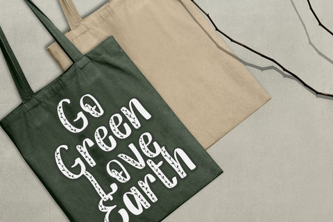 Christmas Leaf Font Afandi Studio 