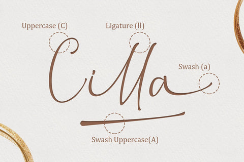 Christmas Leaf Font Sakha Design Studio 