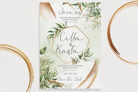 Christmas Leaf Font Sakha Design Studio 