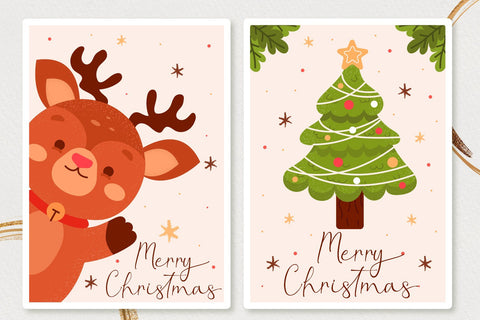Christmas Leaf Font Sakha Design Studio 