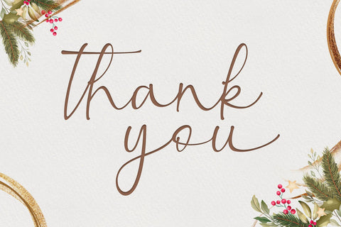 Christmas Leaf Font Sakha Design Studio 