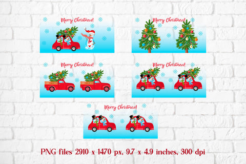 Christmas libbey can glass | Christmas snowman sublimation Sublimation Svetana Studio 