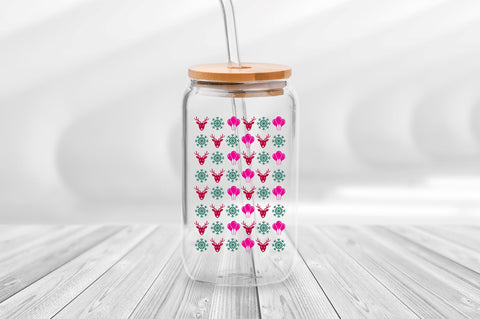 Christmas Libbey Can Glass SVG Bundle SVG Regulrcrative 