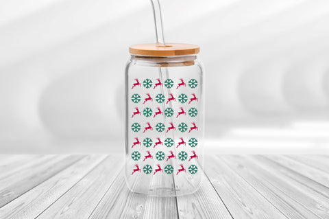 Christmas Libbey Can Glass SVG Bundle SVG Regulrcrative 