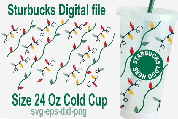 Sleigh All Day Christmas Starbucks SVG Files - Pineapple Paper Co.