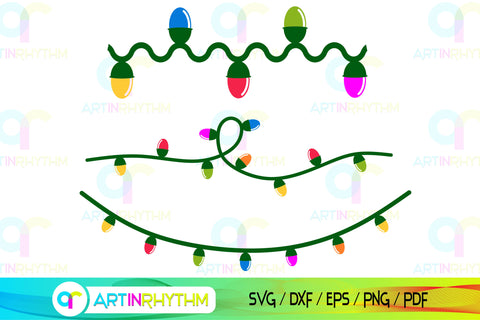 Christmas light svg bundle SVG Artinrhythm shop 