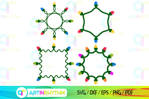 Christmas light svg bundle SVG Artinrhythm shop 