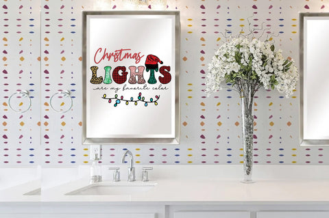 Christmas Lights Are My Favorite Color Sublimation Sublimation Jagonath Roy 