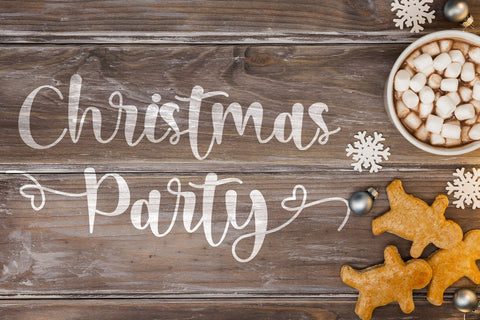 Christmas Lights Font Letterara 