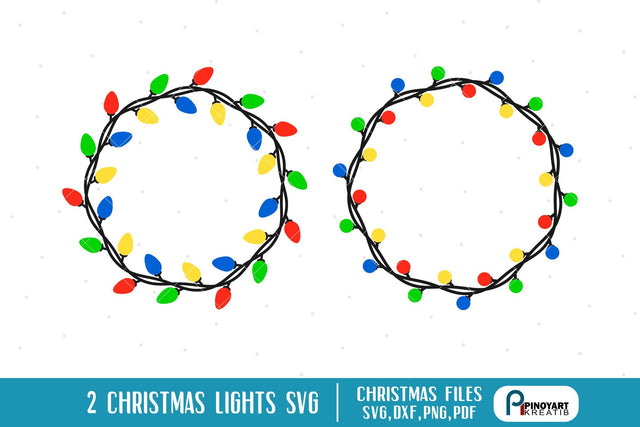 Christmas Lights Svg Bundle Pinoyart Kreatib 