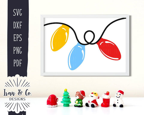 Christmas Lights SVG Files | Merry Christmas | Holidays | Winter SVG (896433445) SVG Ivan & Co. Designs 