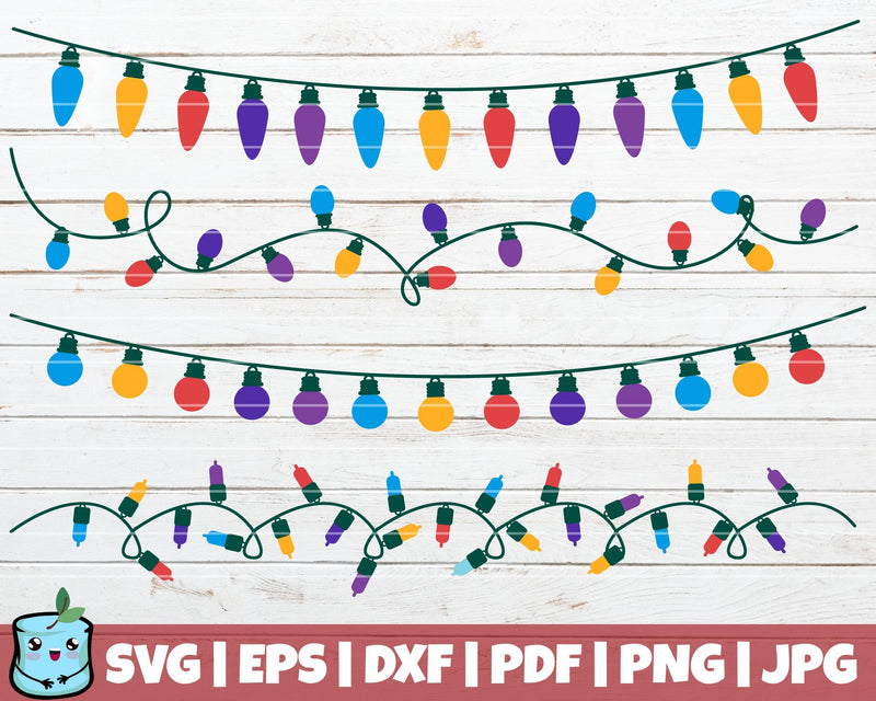 Christmas Lights SVG MintyMarshmallows 