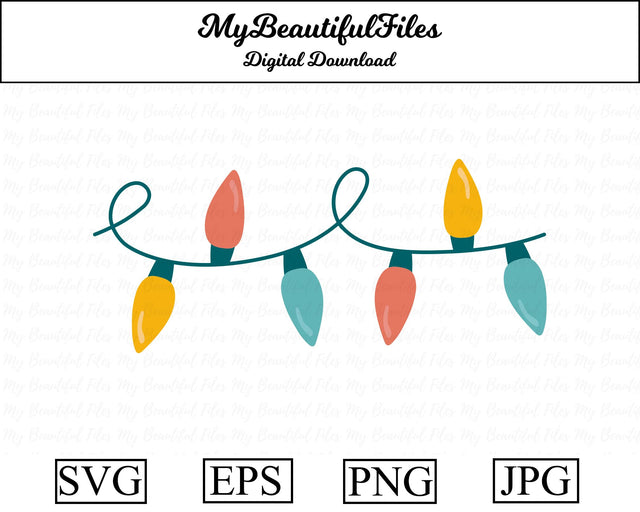 Christmas Lights SVG MyBeautifulFiles 
