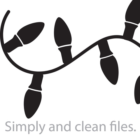 Christmas Lights SVG TribaliumArtSF 