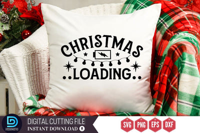 Christmas loading SVG, Christmas loading SVG DESIGNISTIC 