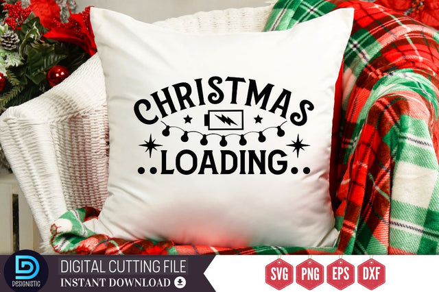 Christmas loading SVG, Christmas loading SVG DESIGNISTIC 