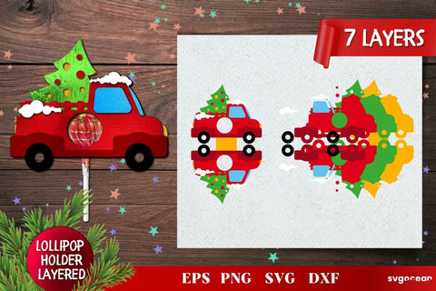 Christmas Lollipop Holders | Candy Holders | Svg Bundle | Cut File SVG SvgOcean 