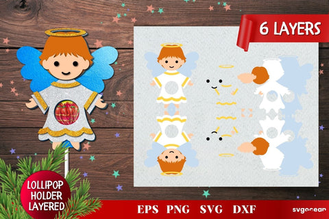 Christmas Lollipop Holders | Candy Holders | Svg Bundle | Cut File SVG SvgOcean 