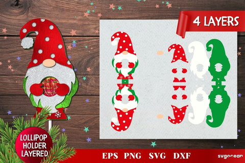 Christmas Lollipop Holders | Candy Holders | Svg Bundle | Cut File SVG SvgOcean 
