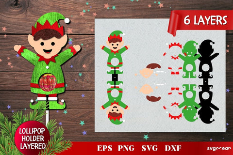 Christmas Lollipop Holders | Candy Holders | Svg Bundle | Cut File SVG SvgOcean 