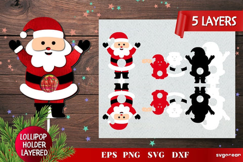 Christmas Lollipop Holders | Candy Holders | Svg Bundle | Cut File SVG SvgOcean 