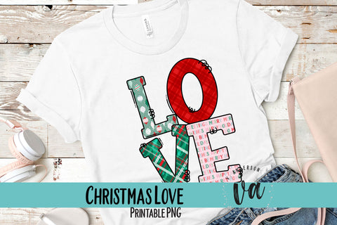 Christmas Love Sublimation PNG Sublimation V. Anderson Designs 