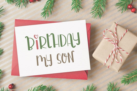 Christmas Lover Font AnningArts Design 