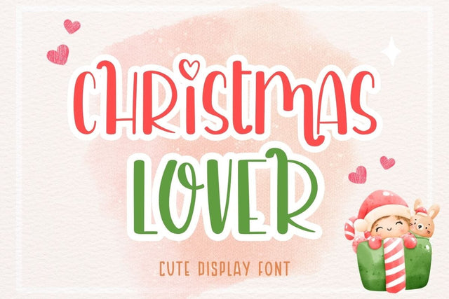 Christmas Lover Font AnningArts Design 