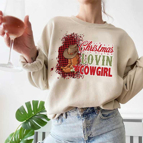 Christmas Loving Cowgirl png, Christmas png, Holiday png, Cowgirl Png ,Sublimation Designs Sublimation DiamondDesign 