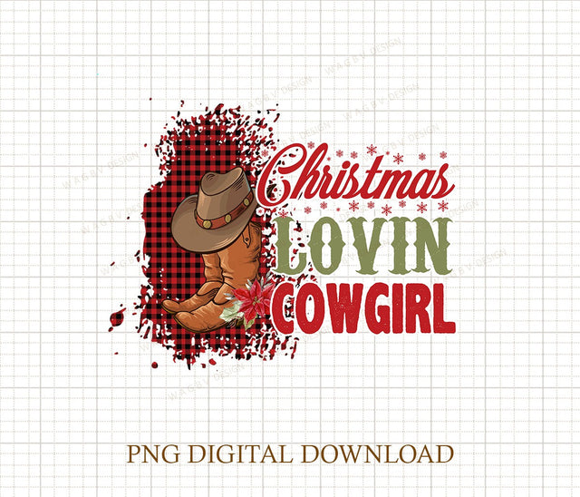 Christmas Loving Cowgirl png, Christmas png, Holiday png, Cowgirl Png ,Sublimation Designs Sublimation DiamondDesign 