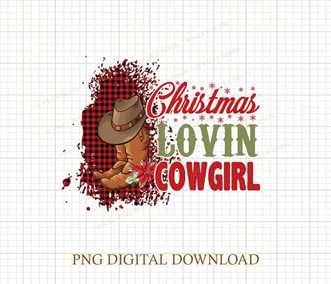 Christmas Loving Cowgirl png, Christmas png, Holiday png, Cowgirl Png ,Sublimation Designs Sublimation DiamondDesign 