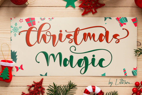 Christmas Magic Font Letterara 