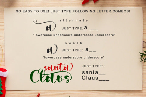 Christmas Magic Font Letterara 