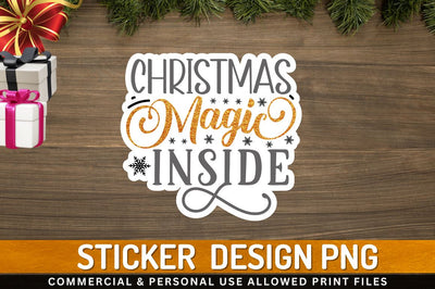 Christmas magic inside Sublimation PNG Sublimation Regulrcrative 