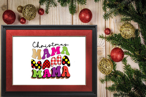 Christmas mama Sublimation SVGArt 